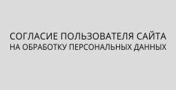 Согласие пользователя на обработку персональных данных